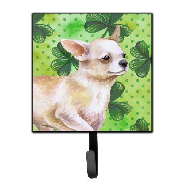 Carolines Treasures Chihuahua Leg up St Patricks Leash or Key Holder - BB9871SH4
