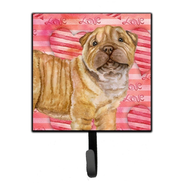 Carolines Treasures Shar Pei Puppy Love Leash or Key Holder - BB9806SH4
