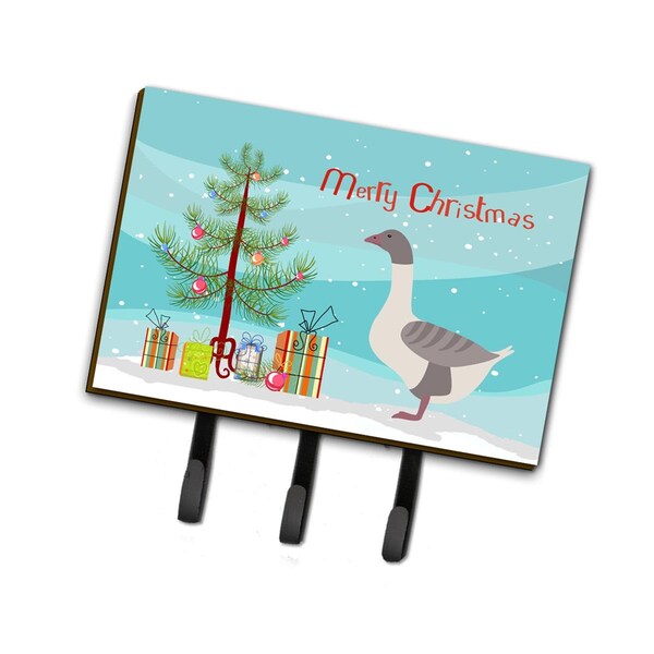 Carolines Treasures Buff Grey Back Goose Christmas Leash or Key Holder - BB9268TH68