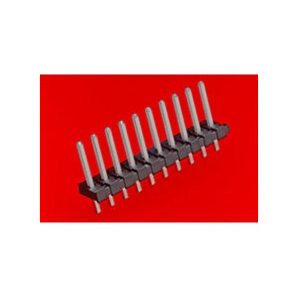 Conector de placa Molex, 3 Contactos, 1 fila, Macho, Recto, Paso de 0.156 pulgadas, Terminal de soldadura, Negro - 26482031