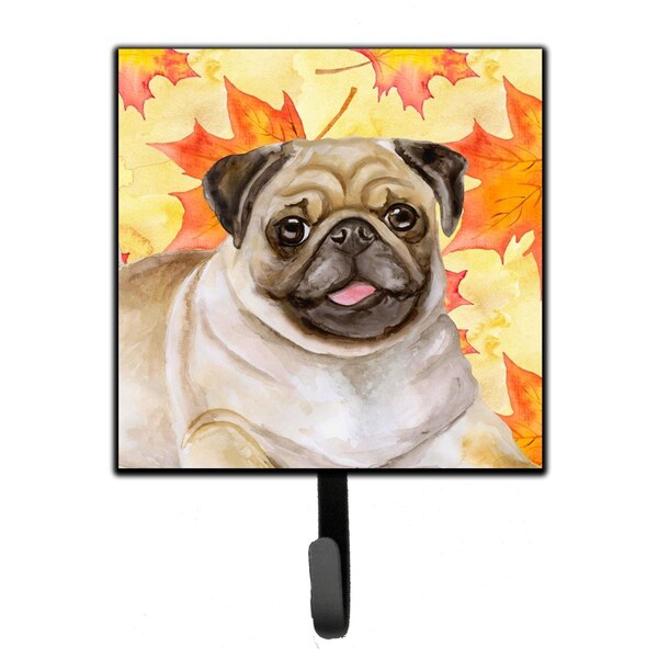 Carolines Treasures Fawn Pug Fall Leash or Key Holder - BB9979SH4