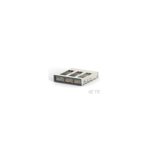 Ensamble de jaula 1x3 BHND Bezel QSFP28 de Te Connectivity - 2173238-1