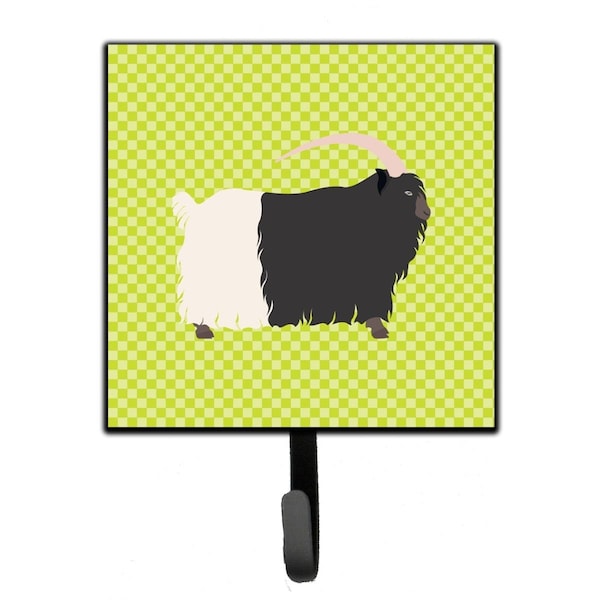 Carolines Treasures Welsh Black-Necked Goat Green Leash or Key Holder - BB7713SH4