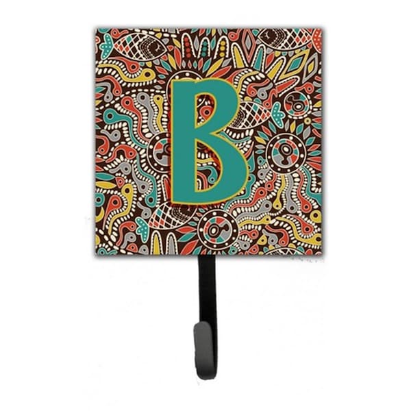Jensendistributionservices Letter B Retro Tribal Alphabet Initial Leash & Key Holder - MI1658545