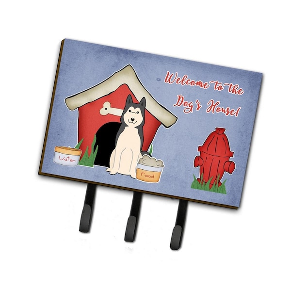 Carolines Treasures Dog House Collection West Siberian Laika Spitz Leash or Key Holder - BB2779TH68