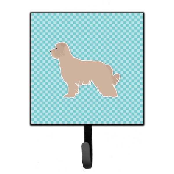 Micasa Pyrenean Shepherd Checkerboard Blue Leash or Key Holder - MI227574