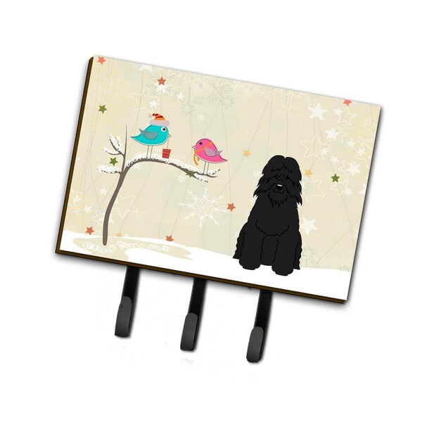 Jensendistributionservices Christmas Presents Between Friends Bouvier Des Flandres Leash or Key Holder - MI1714982