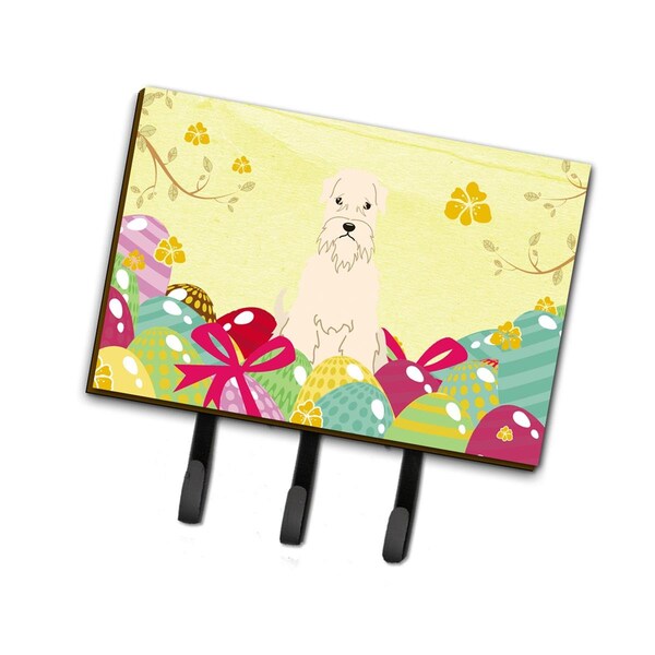 Carolines Treasures Easter Eggs Soft Coated Wheaten Terrier Leash or Key Holder - BB6061TH68