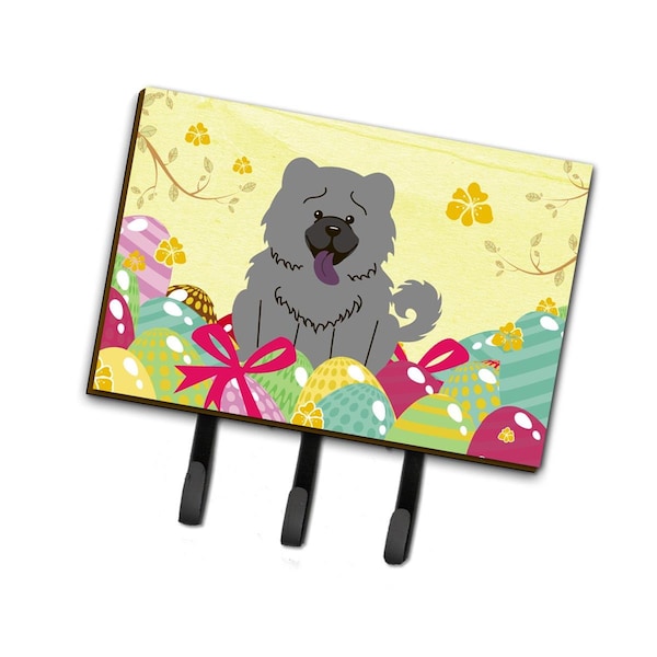 Jensendistributionservices Easter Eggs Chow Chow Blue Leash or Key Holder - MI1711458
