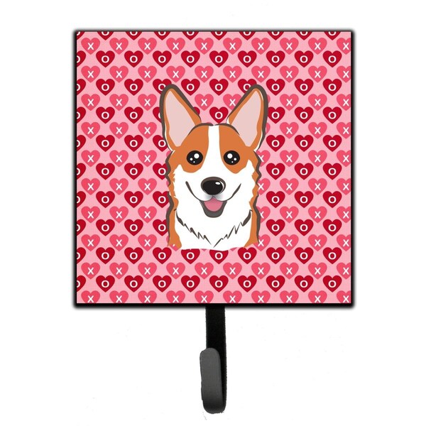 Jensendistributionservices Red Corgi Hearts Leash or Key Holder - MI1716579