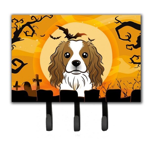 Jensendistributionservices Halloween Cavalier Spaniel Leash & Key Holder - MI1715806