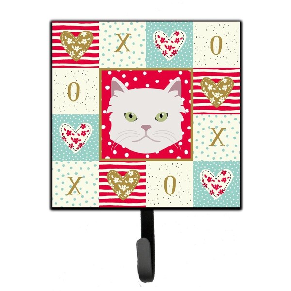 Carolines Treasures 4.25 x 1 x 7 in. Asian Semi Longhaired Cat Love Leash or Key Holder - CK5085SH4