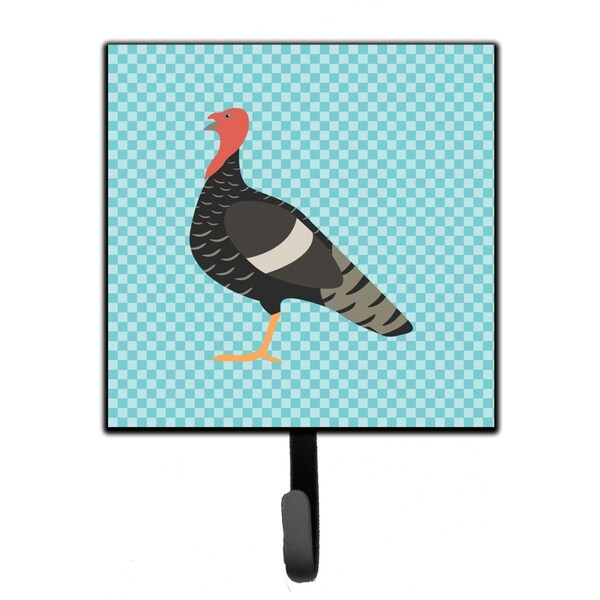 Carolines Treasures Marragansett Turkey Blue Check Leash or Key Holder - BB8161SH4