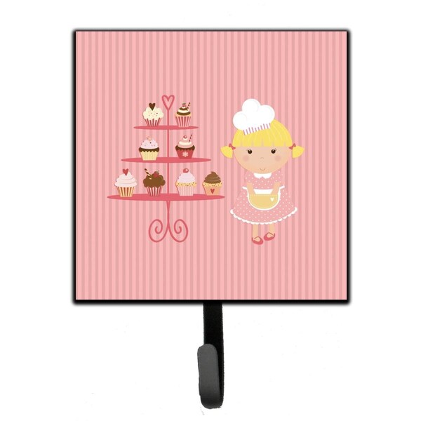 Carolines Treasures Cupcake Baker Blonde Pink Leash or Key Holder - BB7260SH4