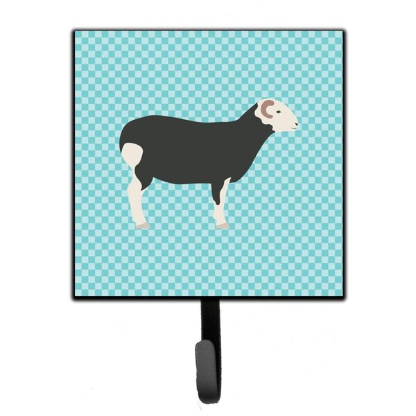 Jensendistributionservices Herwick Sheep Blue Check Leash or Key Holder - MI1717094