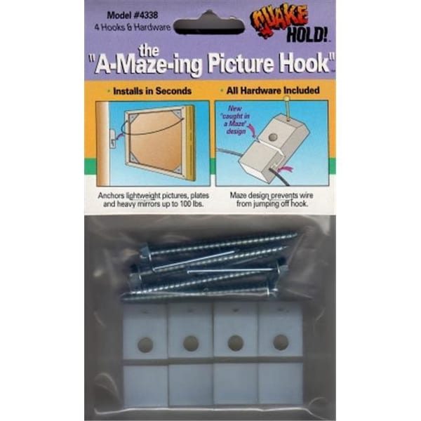 Ready America Ready America Quakehold A-Maze-ing Picture Hook  4338 - 4338