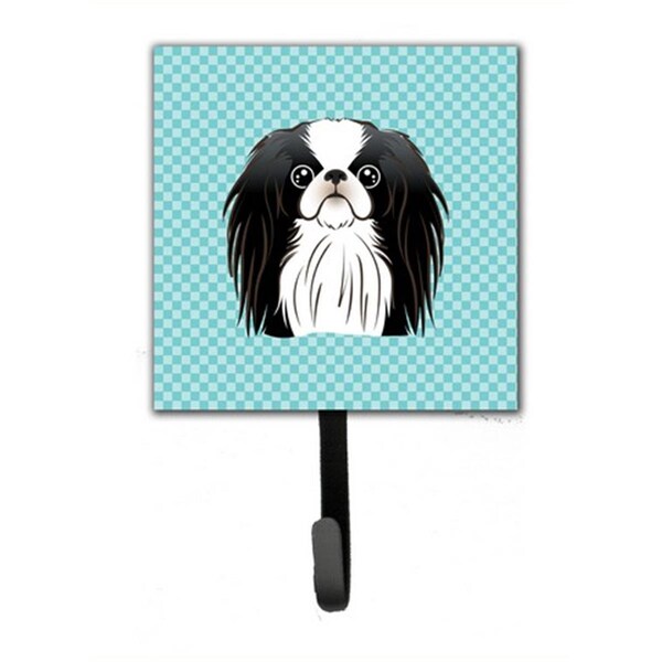 Jensendistributionservices Checkerboard Blue Japanese Chin Leash & Key Holder - MI2088615