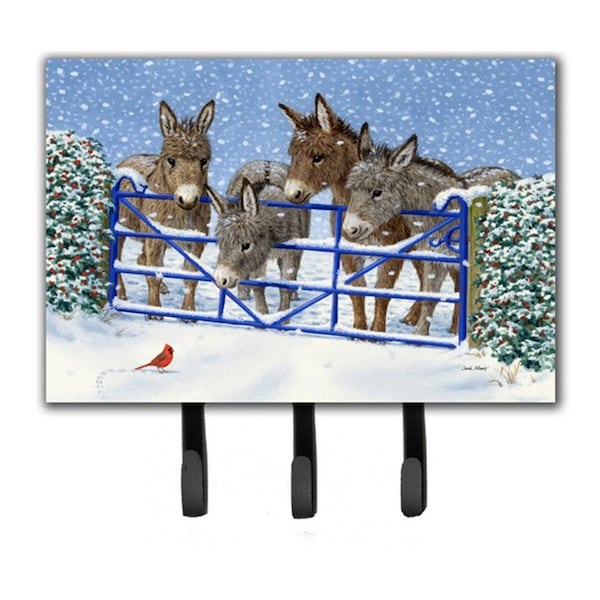 Jensendistributionservices Donkeys & Cardinal Leash or Key Holder - MI1720020
