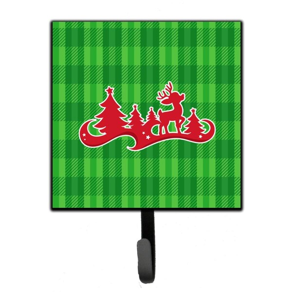Jensendistributionservices Christmas Tree Reindeer Green Leash or Key Holder - MI1713330