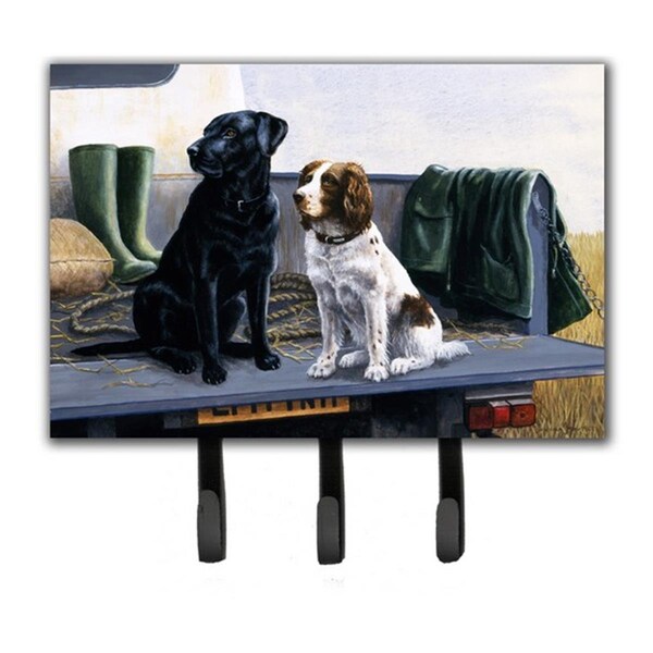Jensendistributionservices On the Tailgate Labrador & Springer Spaniel Leash or Key Holder - MI1715831