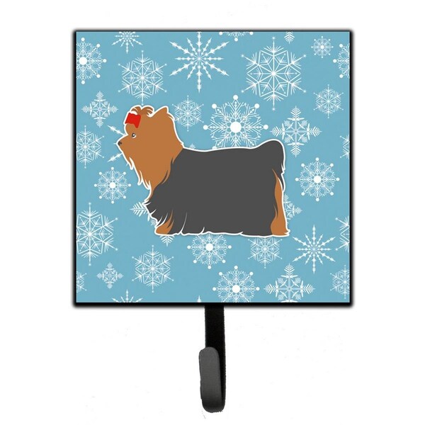 Jensendistributionservices Winter Snowflake Yorkshire Terrier Yorkie Leash or Key Holder - MI1709921