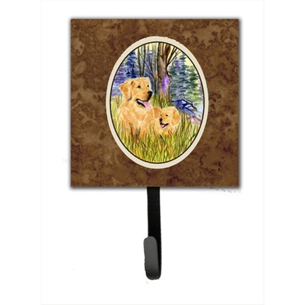 Jensendistributionservices Golden Retriever Leash Holder Or Key Hook - MI1711324