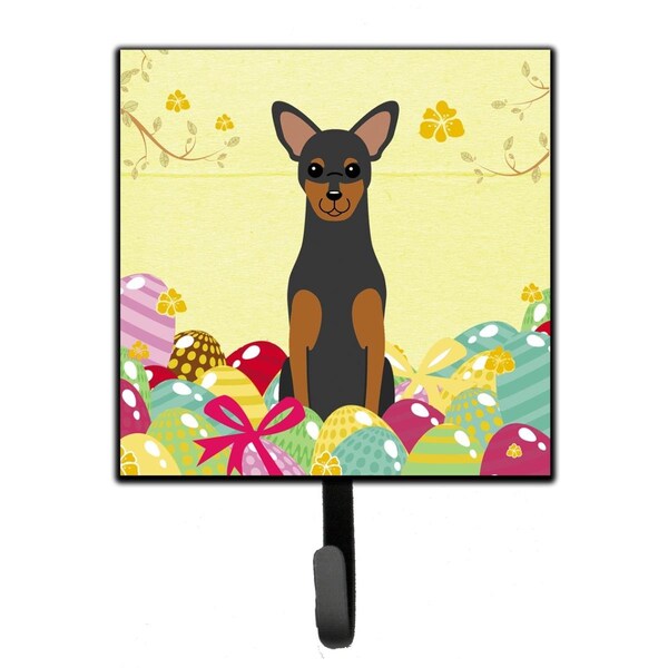 Jensendistributionservices Easter Eggs Manchester Terrier Leash or Key Holder - MI1716480