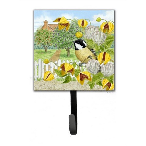 Micasa Coal Tits Yellow Flowers Leash or Key Holder - MI254909