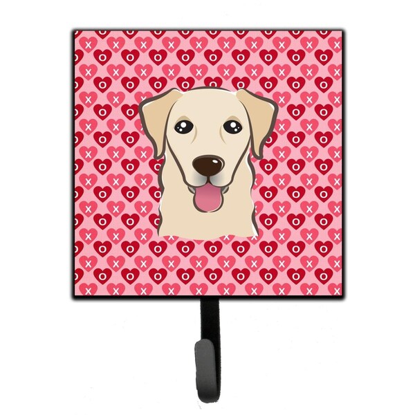 Carolines Treasures Golden Retriever Hearts Leash or Key Holder - BB5322SH4