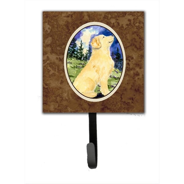 Jensendistributionservices 4.25 x 6 in. Golden Retriever Leash Or Key Hook - MI2087899