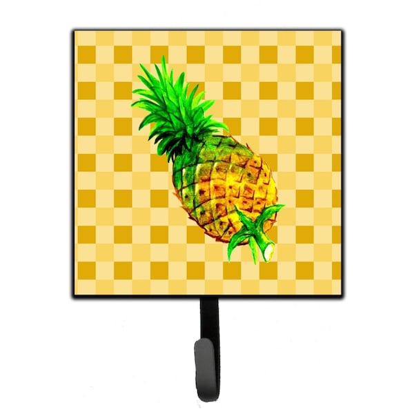 Carolines Treasures Whole Pineapple on Basketweave Leash or Key Holder - BB7245SH4