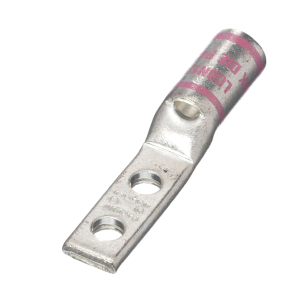 Terminal de compresión de cobre Panduit, de 2 huecos, calibre 1/0 AWG - LCDN1/0-14A-X
