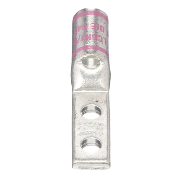 Terminal de compresión de cobre Panduit, de 2 huecos, calibre 1/0 AWG - LCDN1/0-14A-X