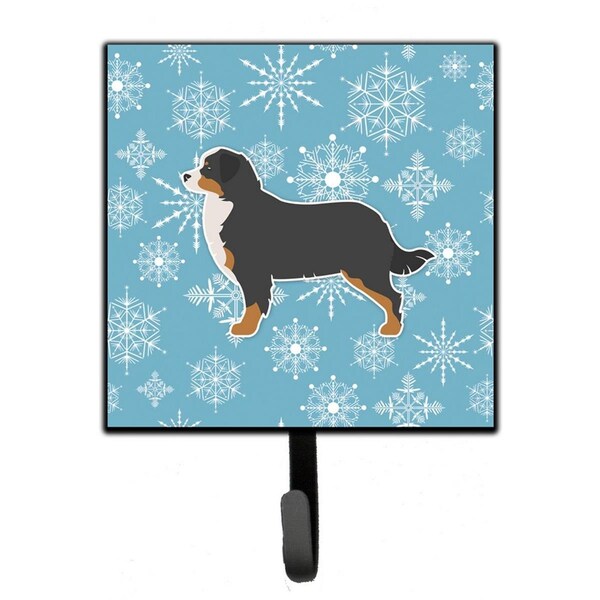 Jensendistributionservices Winter Snowflake Bernese Mountain Dog Leash or Key Holder - MI1656286