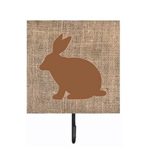 Jensendistributionservices Rabbit Burlap and Brown Leash Or Key Holder - MI1524593