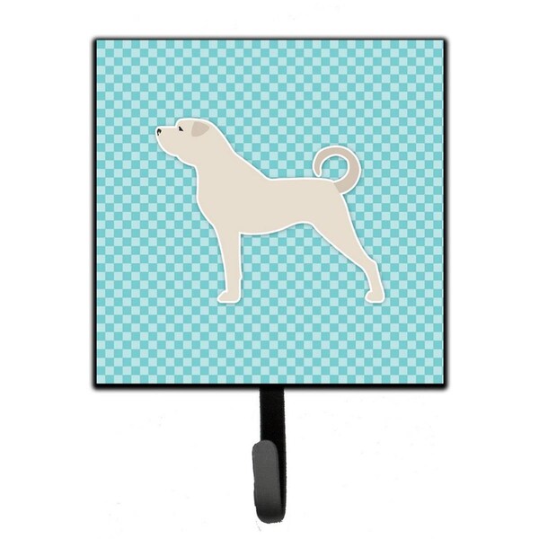 Carolines Treasures Anatolian Shepherd Checkerboard Blue Leash or Key Holder - BB3777SH4