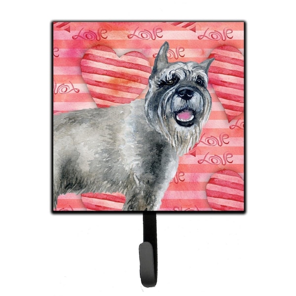 Carolines Treasures Schnauzer Love Leash or Key Holder - BB9749SH4