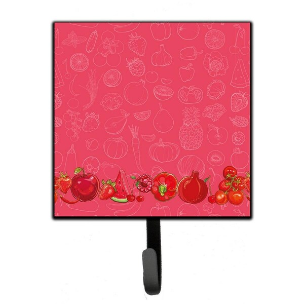 Jensendistributionservices Fruits & Vegetables in Red Leash or Key Holder - MI1705071
