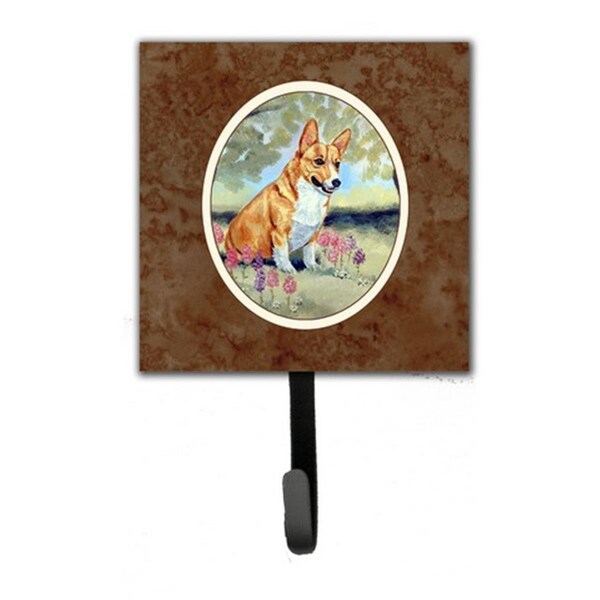 Jensendistributionservices Corgi Leash or Key Holder, 6 x 1.25 x 4.25 in. - MI225450