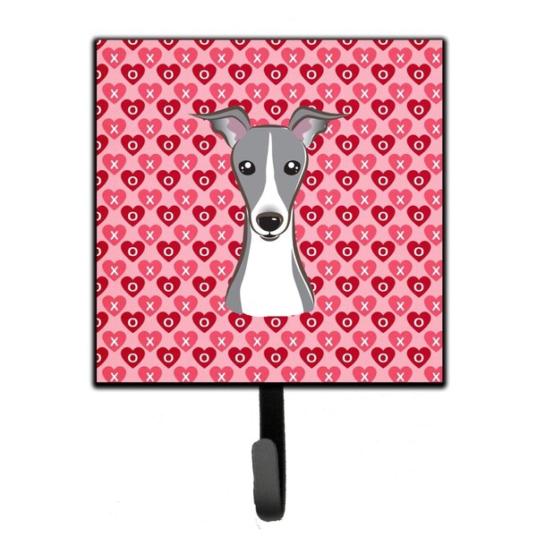 Jensendistributionservices Italian Greyhound Hearts Leash or Key Holder - MI2102438
