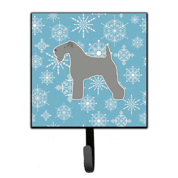 Carolines Treasures Winter Snowflake Kerry Blue Terrier Leash or Key Holder - BB3492SH4