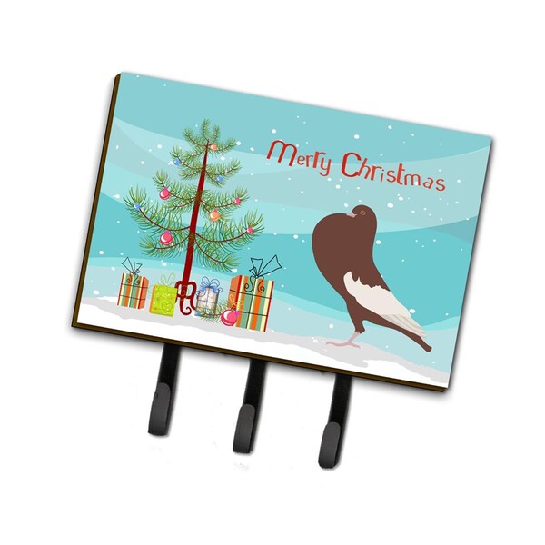 Carolines Treasures English Pouter Pigeon Christmas Leash or Key Holder - BB9321TH68