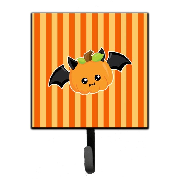 Carolines Treasures Halloween Pumpkin Bat Leash or Key Holder - BB6959SH4