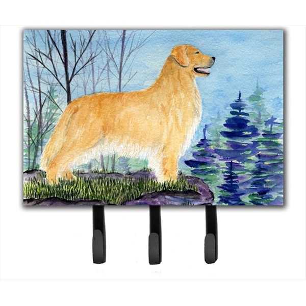 Carolines Treasures Golden Retriever Leash Holder or Key Hook - SS8607TH68