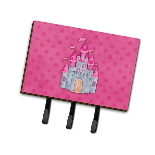 Carolines Treasures Princess Castle Watercolor Leash or Key Holder - BB7405TH68