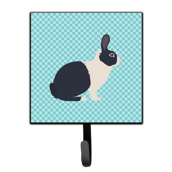 Carolines Treasures Dutch Rabbit Blue Check Leash or Key Holder - BB8132SH4
