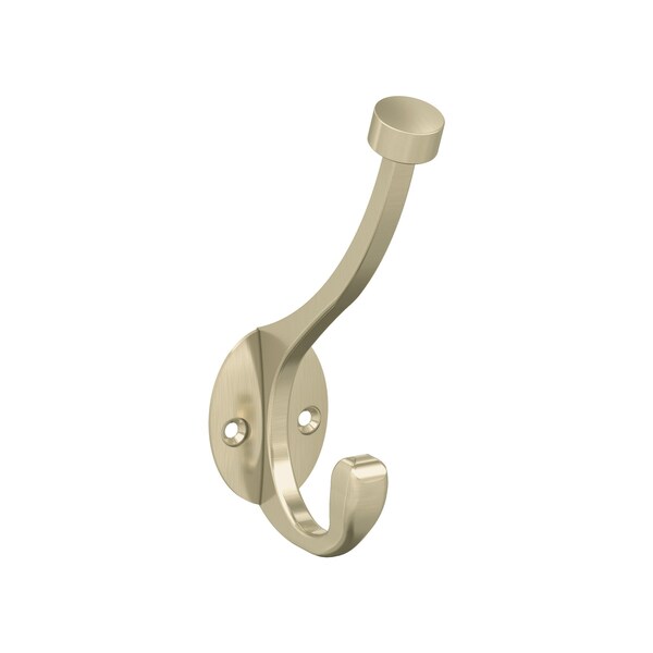 Amerock Adare Traditional Double Prong Golden Champagne Wall Hook - H55465BBZ