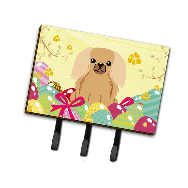Jensendistributionservices Easter Eggs Pekingnese Fawn Sable Leash or Key Holder - MI2102537