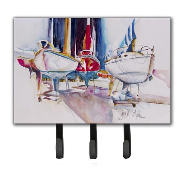 Jensendistributionservices Sailboats In Dry Dock Leash & Key Holder - MI1725062