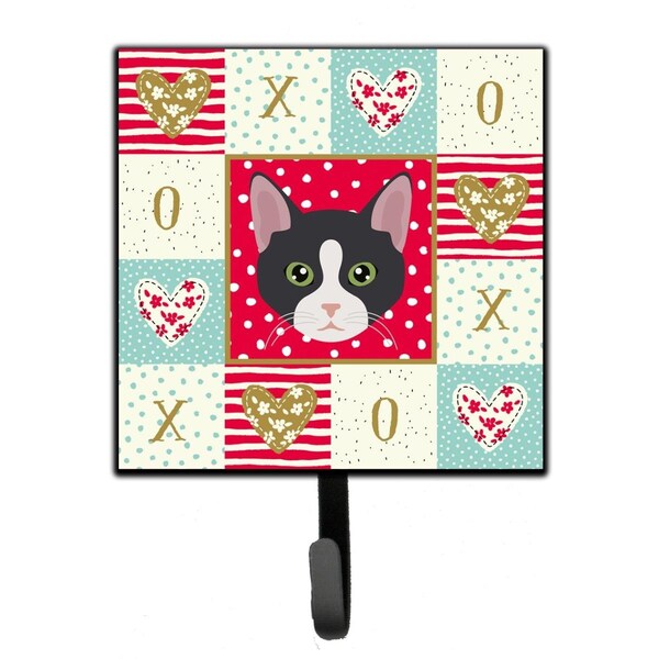 Carolines Treasures 4.25 x 1 x 7 in. American Polydactyl Cat Love Leash or Key Holder - CK5081SH4